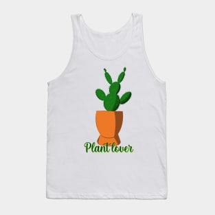 Plant lover with cactus Tank Top